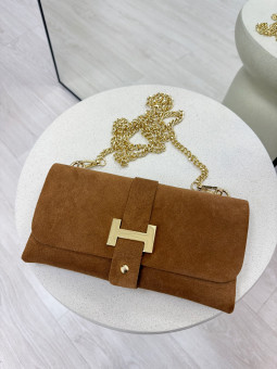 BOLSO CARTERA - H 100% PIEL MATERIAL